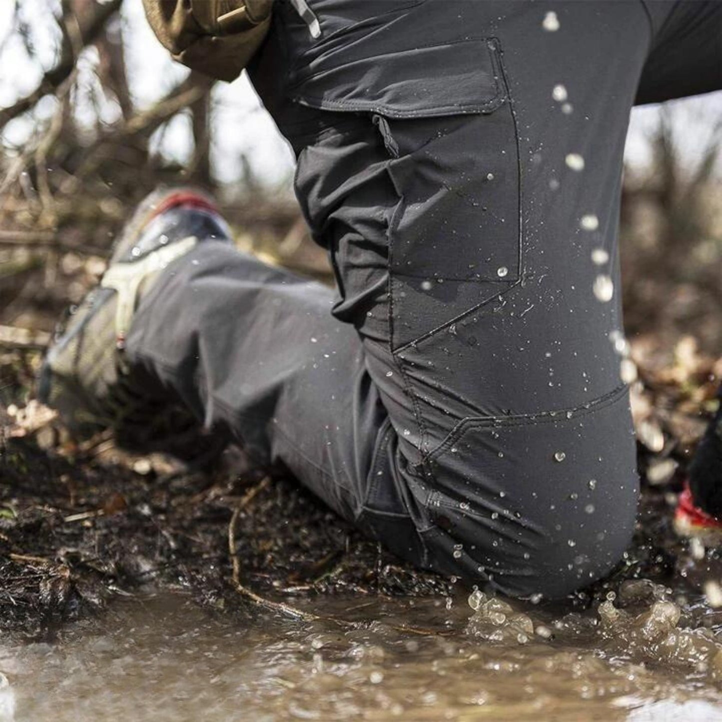 Arbeitshosen – wasserdichte Cargohosen mit geradem Bein für Herren-HauteBerlin