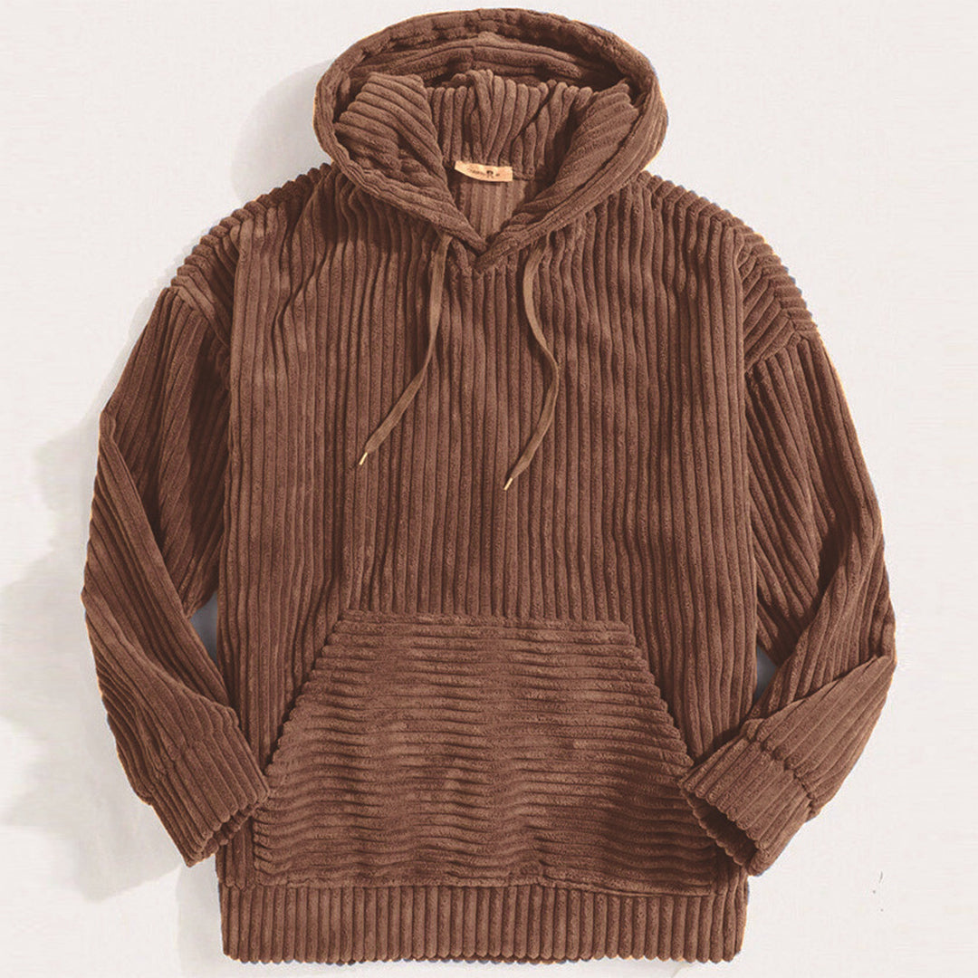 Fleece-Hoodie | Warm | Kängurutasche | Pullover-Hoodie | Herren-Hoodie-HauteBerlin
