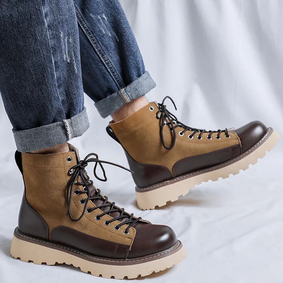 Haferlschuhe - Herren Leder Beige Oktoberfest-HauteBerlin