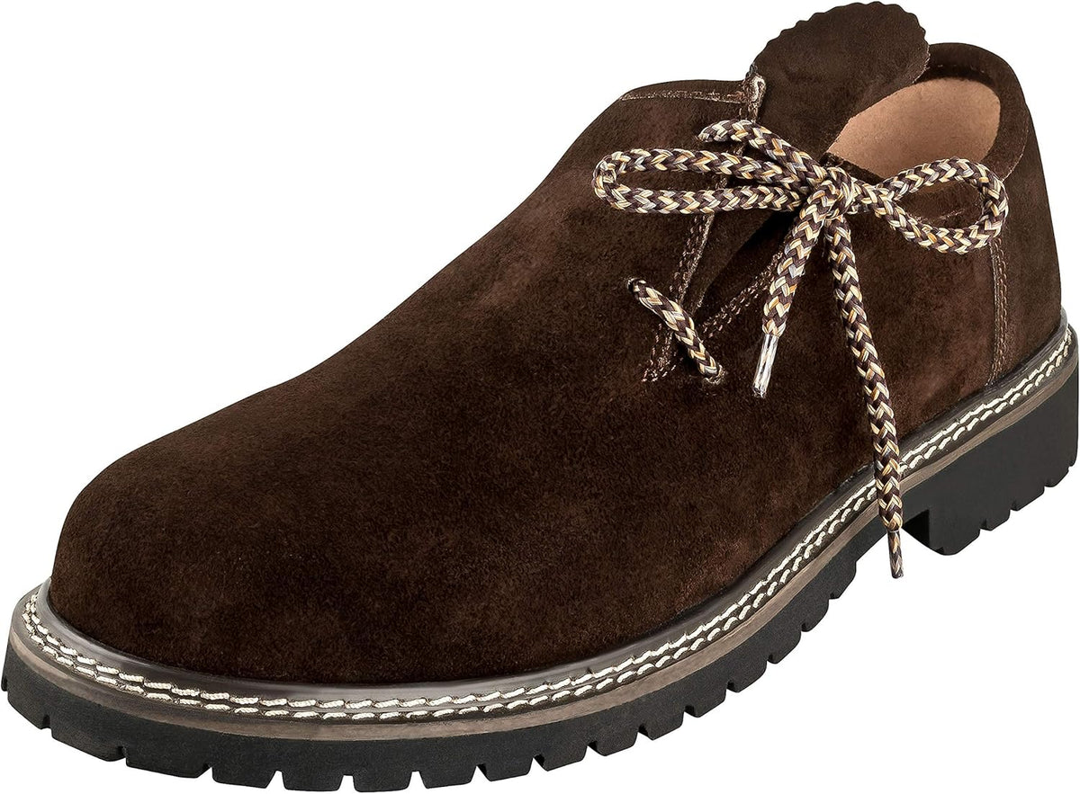 Haferlschuhe - Herren Wildleder Traditionell Hellbraun Oktoberfest-HauteBerlin