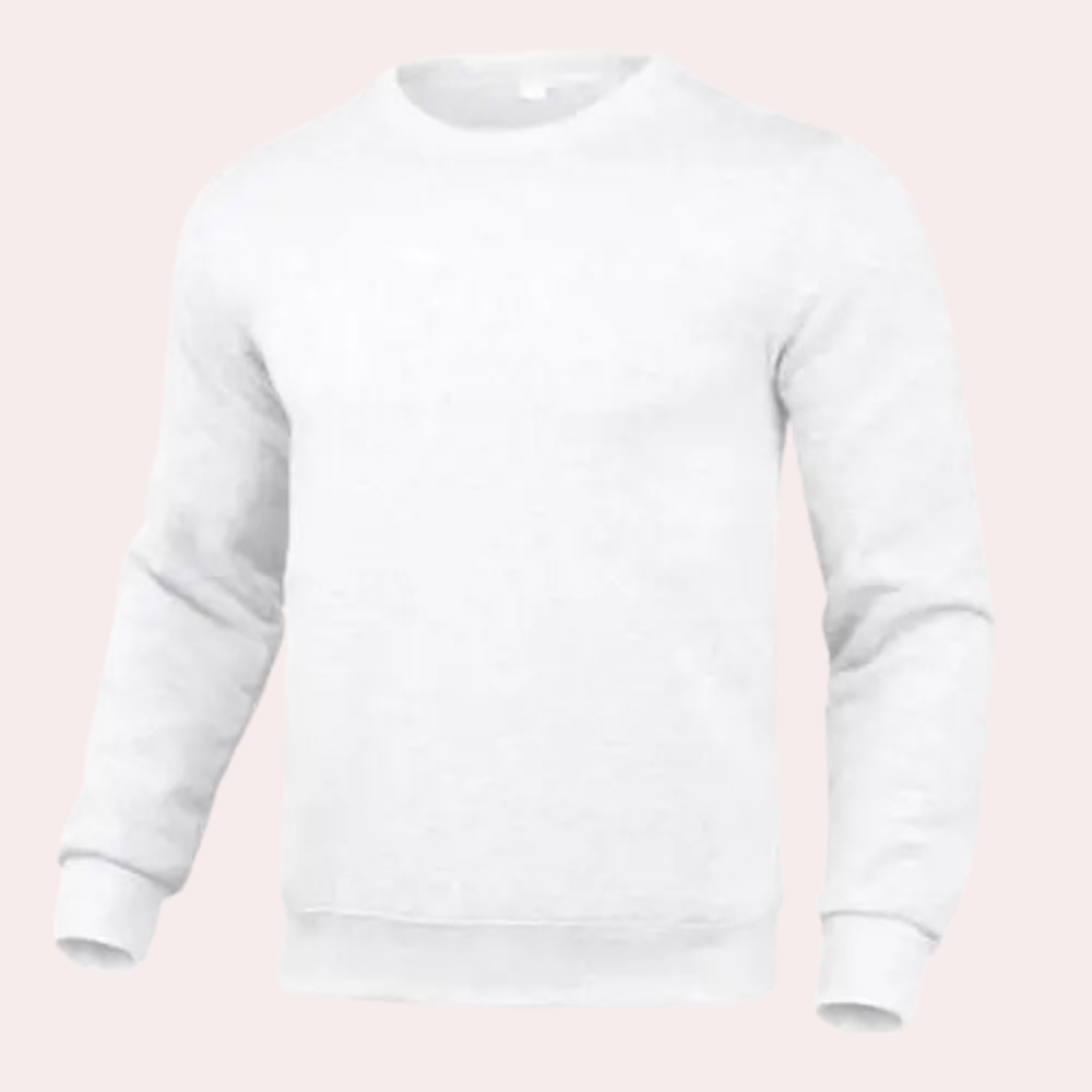 Herren-Sweatshirt | Rundhalsausschnitt | Pullover | Einfarbiges Sweatshirt | Herrenbekleidung-HauteBerlin