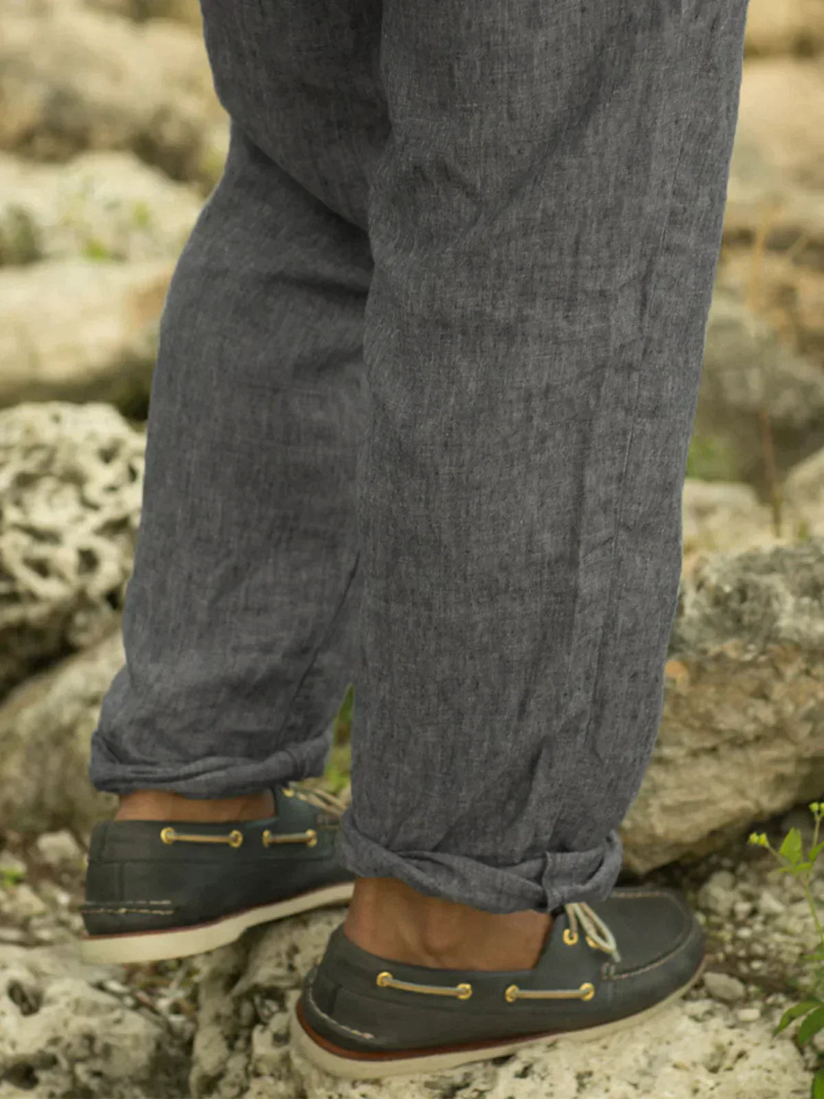 Leinenhose – Leichte Sommerhose für Männer mit geradem Bein-HauteBerlin