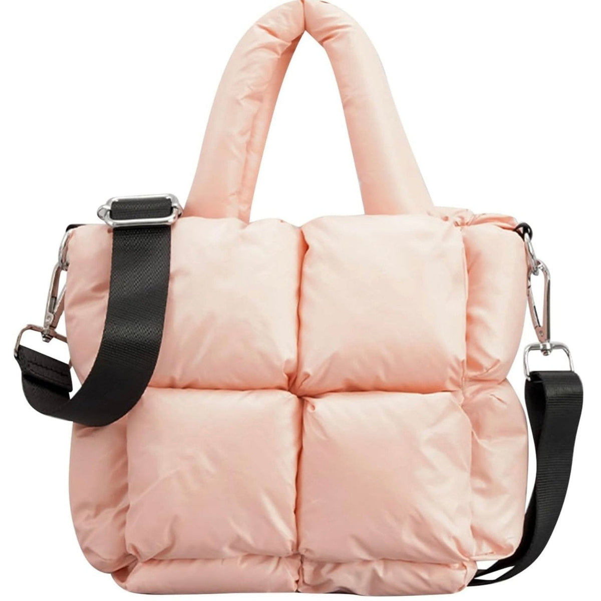 Puffer Tasche Damen | Gesteppte Shopper Tasche | Gepolsterte Henkel-HauteBerlin