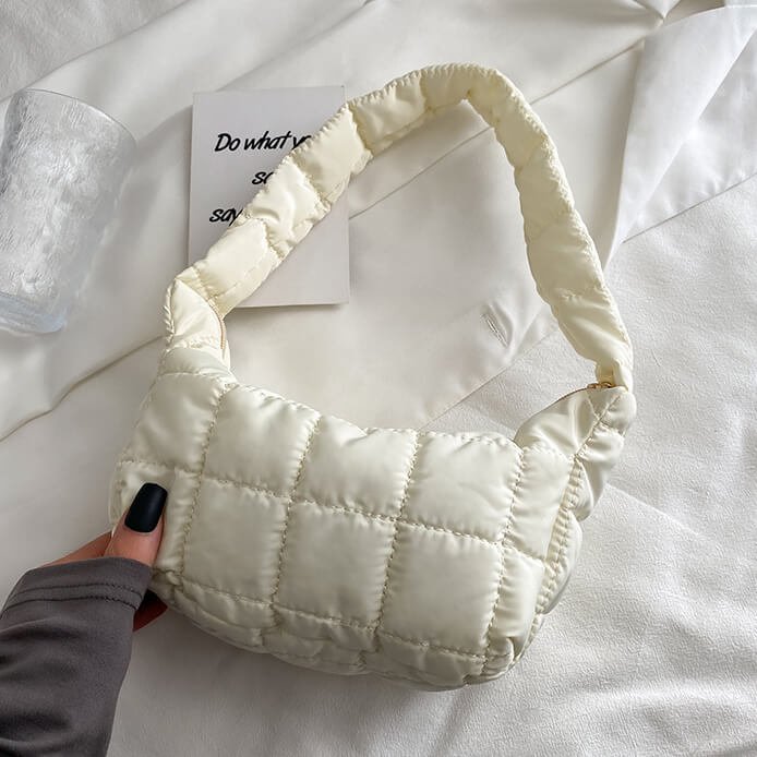 Schultertasche Damen | Gesteppt und Wattiert | Mini-HauteBerlin