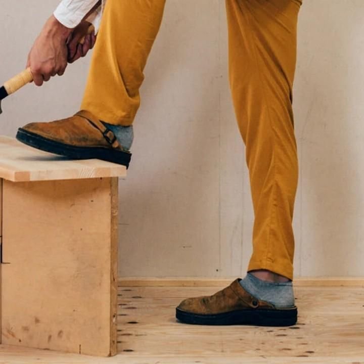 Slipper - Leder - Orthopädische Schuhe - Pantoletten - Herrenschuhe-HauteBerlin