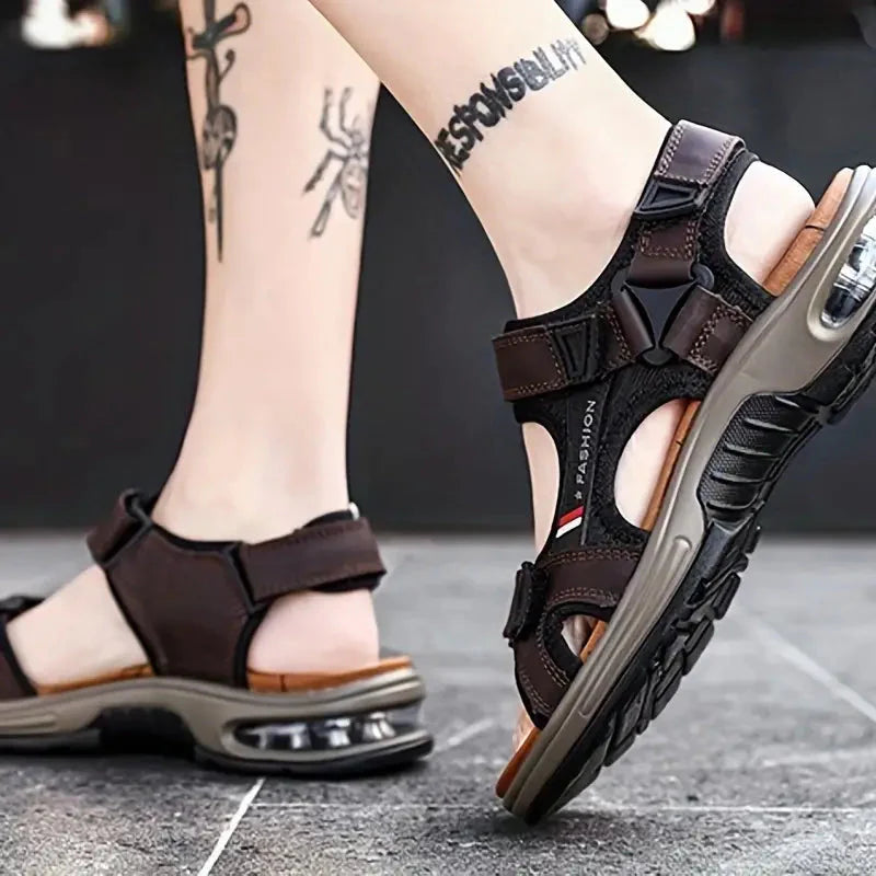 Sport-Sandalen | Ergonomisch | Fußgewölbeunterstützung | Orthopädische Sandalen | Herrenschuhe-HauteBerlin