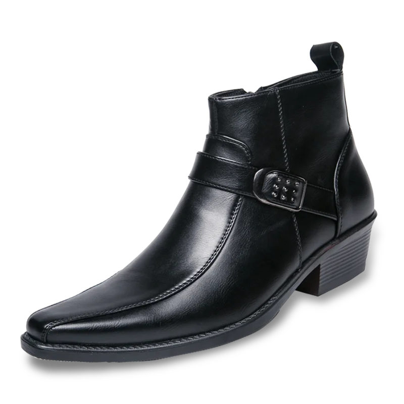 Stiefeletten | Spitz zulaufend | Smart casual | Lederstiefel | Herrenstiefel-HauteBerlin