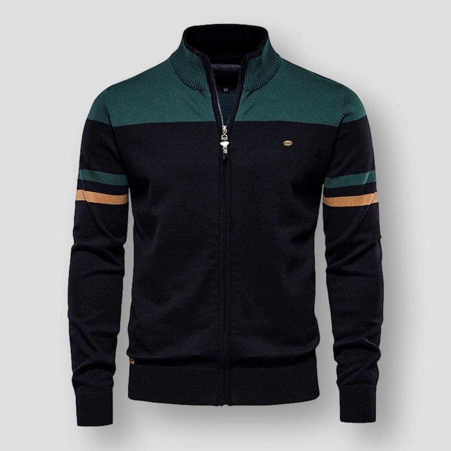 Strickjacke mit Reißverschluss | Vintage | Zip-Up | Strickjacke | Herrenjacke-HauteBerlin