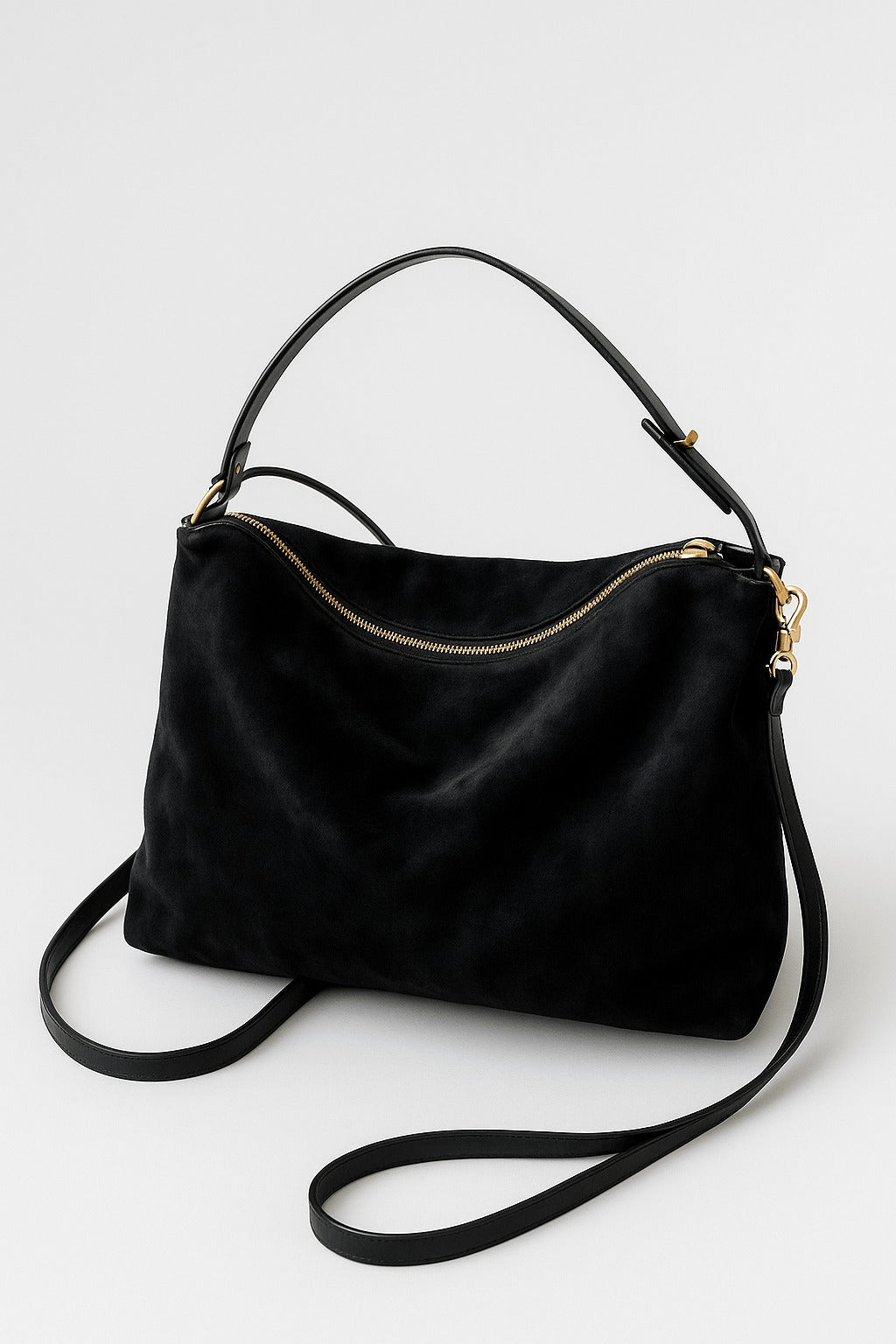 Umhängetasche Damen Wildleder Optik | Crossbody Tasche | Verstellbarer Gurt-HauteBerlin