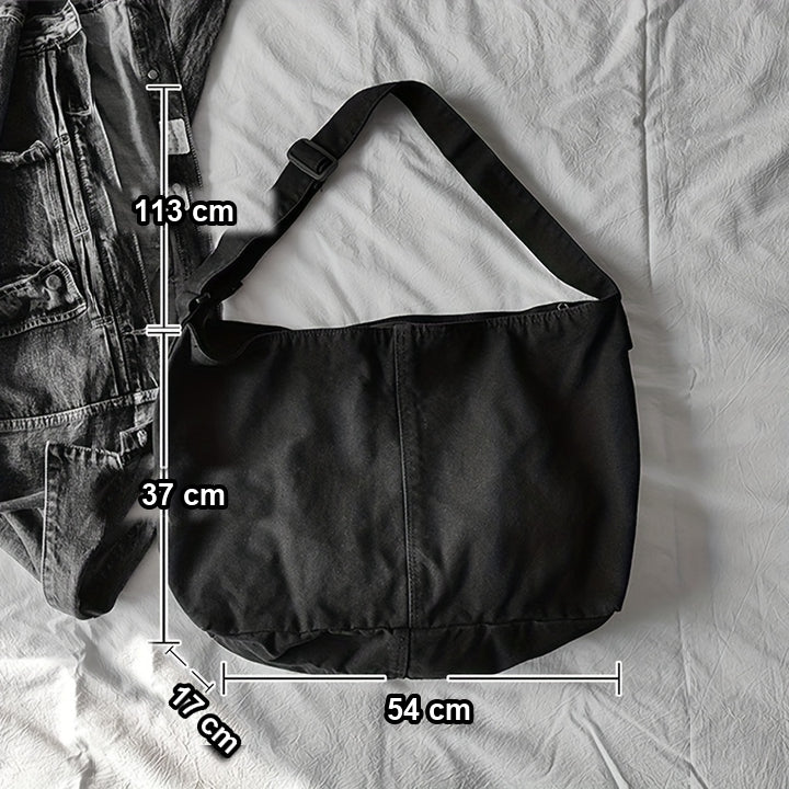 Umhängetasche Herren | Groß | Crossbody Tasche | Stoff | Alltag-HauteBerlin