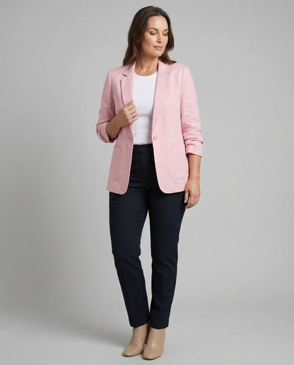 Blazer Damen | Lang | Offener Schnitt | Acht Farben