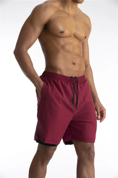 2-in1 Shorts | Taschen | Workout | Laufshorts | Herrenshorts-HauteBerlin