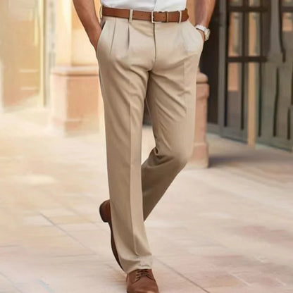 Anzughosen | Smart Casual | Gerades Bein | Businesshosen | Herrenhosen-HauteBerlin