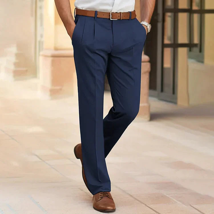 Anzughosen | Smart Casual | Gerades Bein | Businesshosen | Herrenhosen-HauteBerlin