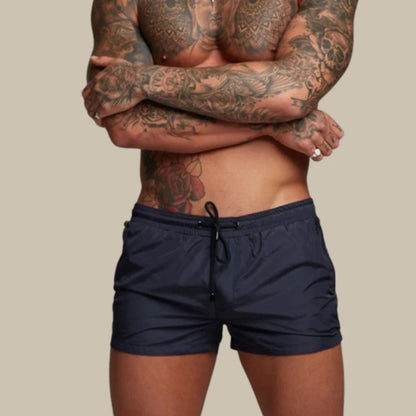 Badehose – elastischer Bund – Kordelzug – Badeshorts – Herren-Bademode-HauteBerlin