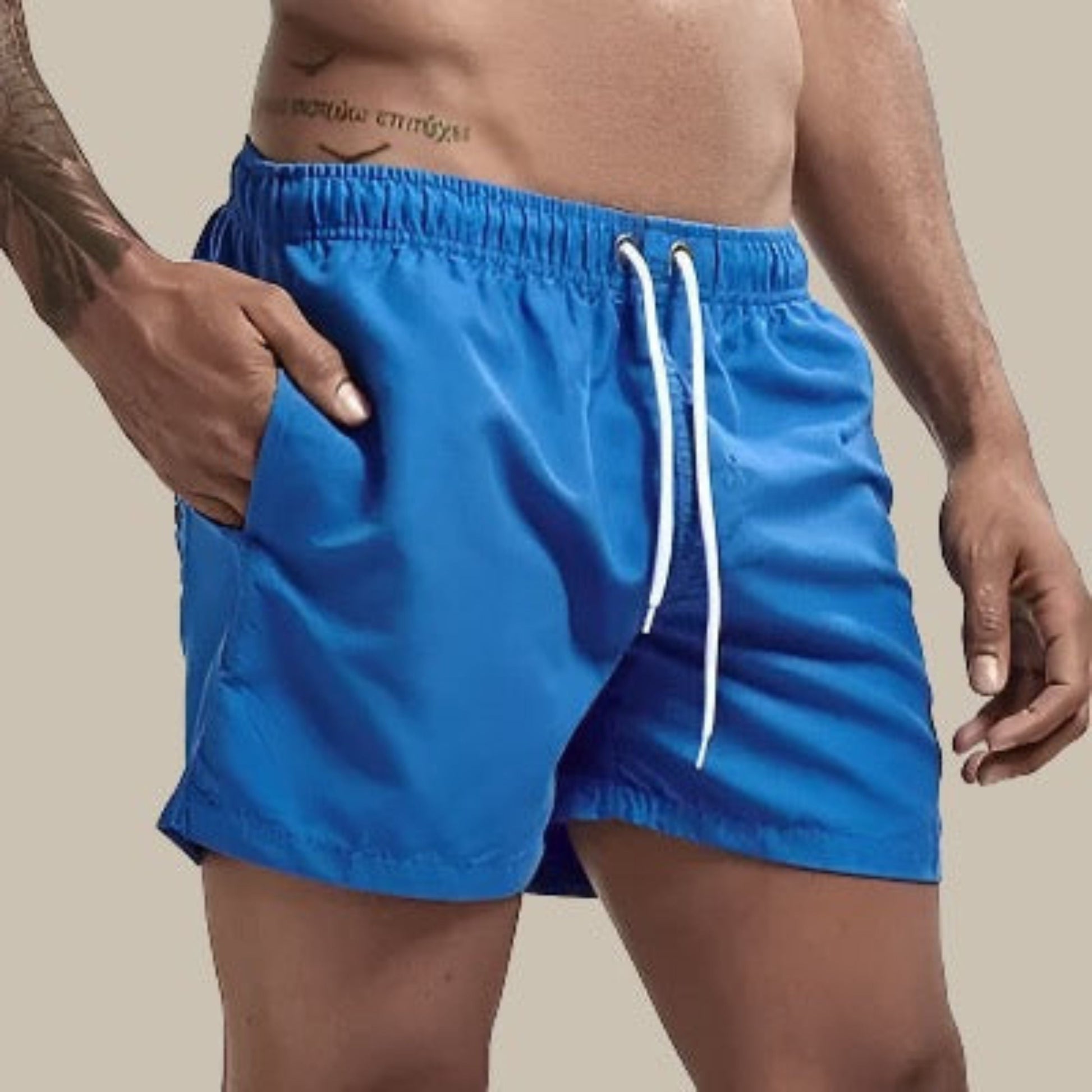 Badeshorts – Elastischer Bund – Schnelltrocknend – Badehose für Männer – Bademode für Männer-HauteBerlin