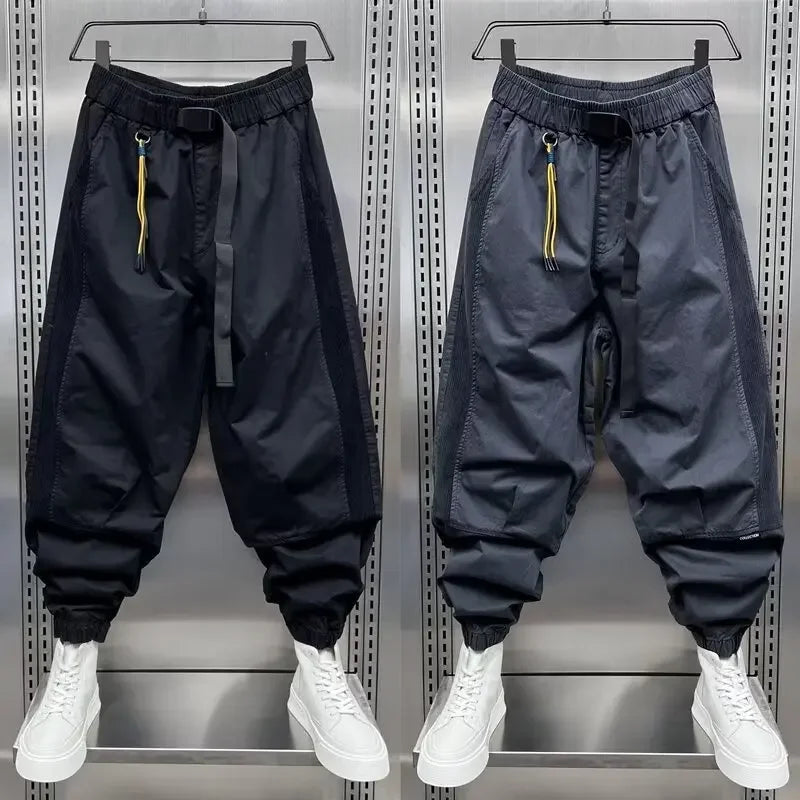 Baggy Pants - Elastic Waist Loose Fit Track Pants für Männer-HauteBerlin
