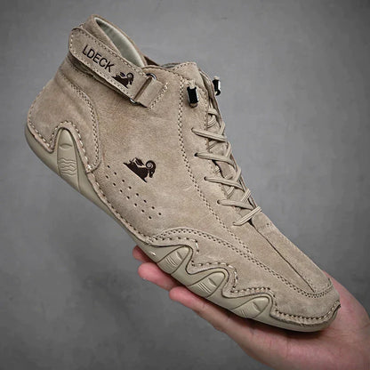Barfußschuhe | Rutschfest | Slip-On | Sneakers mit Knöchelriemen | Herrenschuhe-HauteBerlin