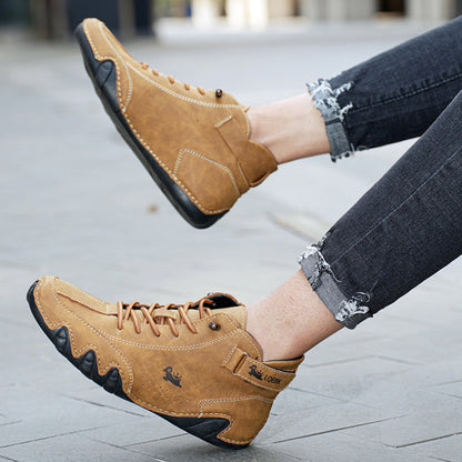 Barfußschuhe | Rutschfest | Slip-On | Sneakers mit Knöchelriemen | Herrenschuhe-HauteBerlin