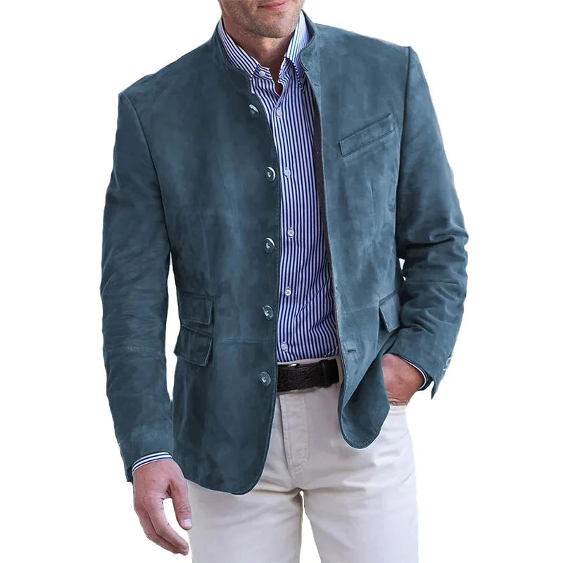 Blazer Jacke - Einreihig - Herbst - Retro Jacke - Herrenjacken-HauteBerlin