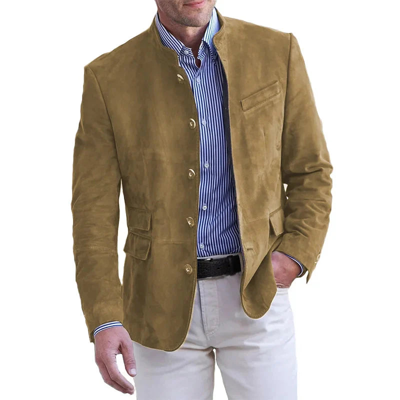 Blazer Jacke - Einreihig - Herbst - Retro Jacke - Herrenjacken-HauteBerlin