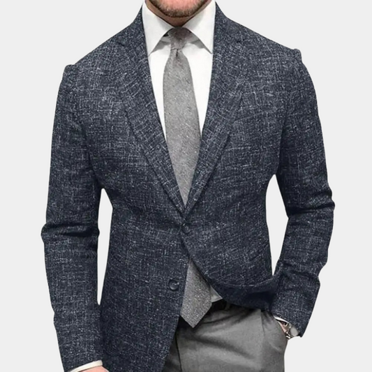 Blazer-Jacke | Lässig | Einreihig | Anzug-Blazer | Schmal geschnittener Herrenblazer-HauteBerlin