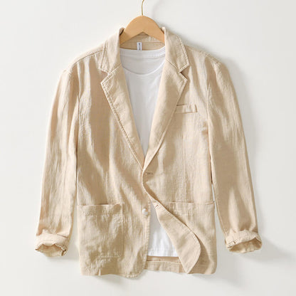 Blazerjacke | Einreiher – leicht – Leinenblazer | Herrenjacken-HauteBerlin