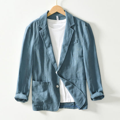 Blazerjacke | Einreiher – leicht – Leinenblazer | Herrenjacken-HauteBerlin