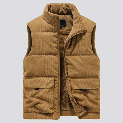 Bodywarmer | Cord | Gefüttert | Pufferweste | Herrenweste-HauteBerlin