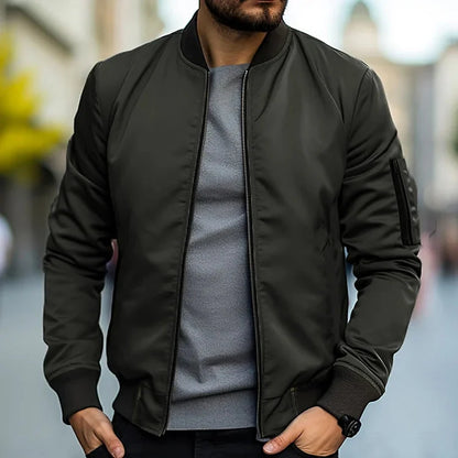 Bomberjacke – Herren-Streetwear-Jacken mit Reißverschluss für den Herbst-HauteBerlin