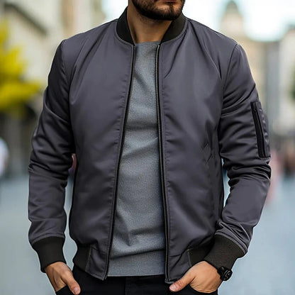 Bomberjacke – Herren-Streetwear-Jacken mit Reißverschluss für den Herbst-HauteBerlin