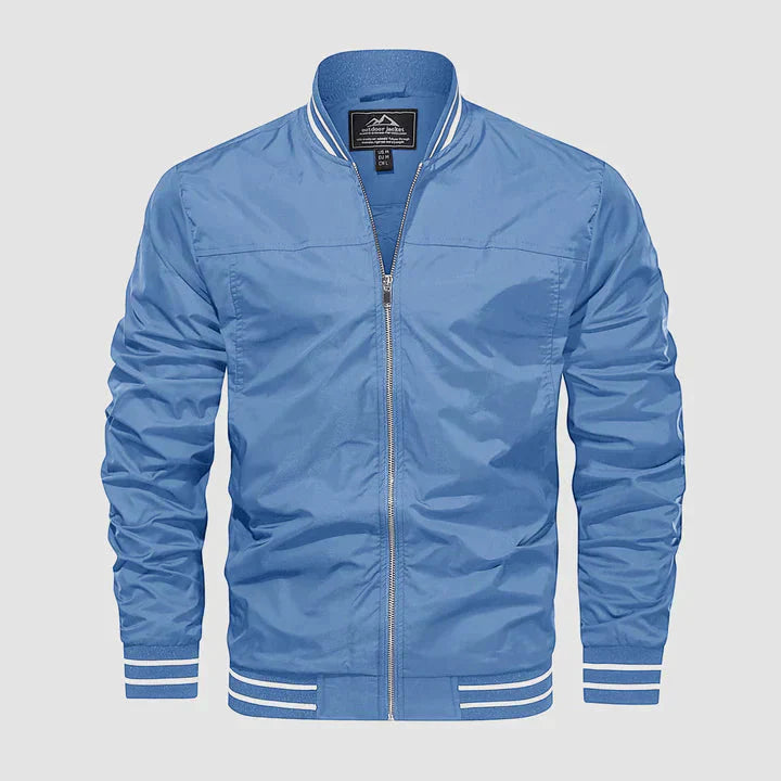 Bomberjacke - Leichte Harrington-Sommerjacke mit Reißverschluss für Männer-HauteBerlin