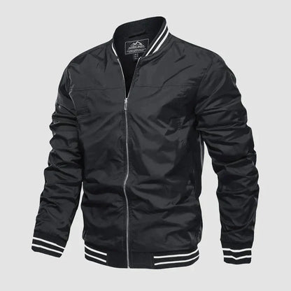 Bomberjacke - Leichte Harrington-Sommerjacke mit Reißverschluss für Männer-HauteBerlin