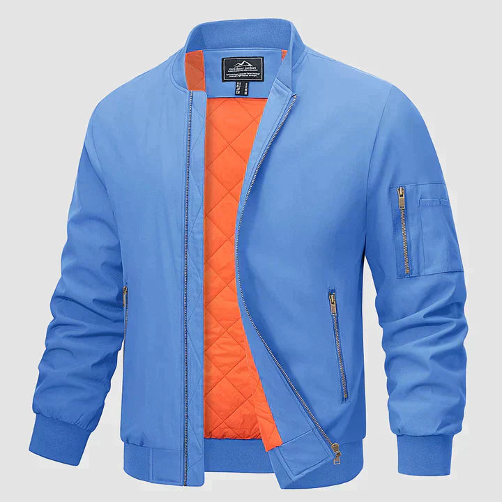 Bomberjacke | Reißverschluss | Leicht | Winddicht | Herrenjacke-HauteBerlin