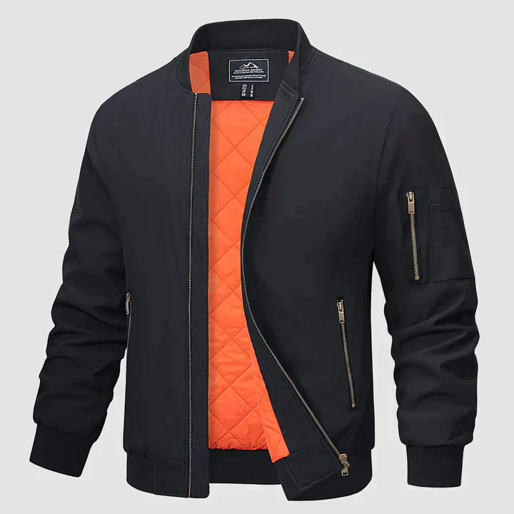 Bomberjacke | Reißverschluss | Leicht | Winddicht | Herrenjacke-HauteBerlin