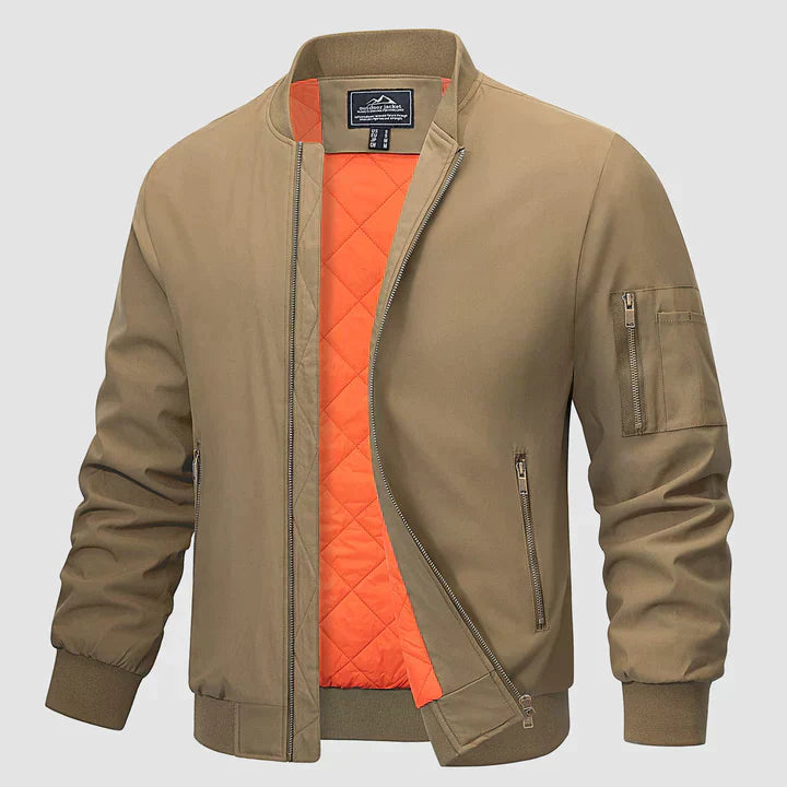 Bomberjacke | Reißverschluss | Leicht | Winddicht | Herrenjacke-HauteBerlin