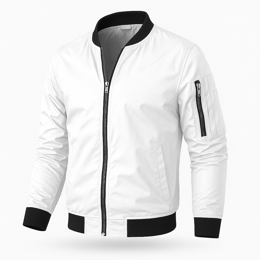 Bomberjacke | Reißverschluss | Winddicht | Sommerjacke | Herrenjacke-HauteBerlin
