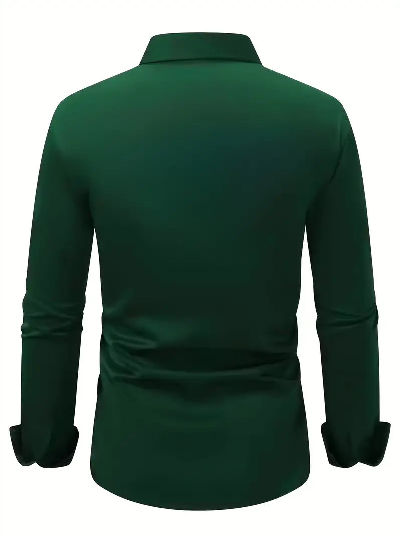 Bügelfreies Hemd | Knitterfrei | Slim Fit | Button-Up Hemd | Herrenhemden-HauteBerlin