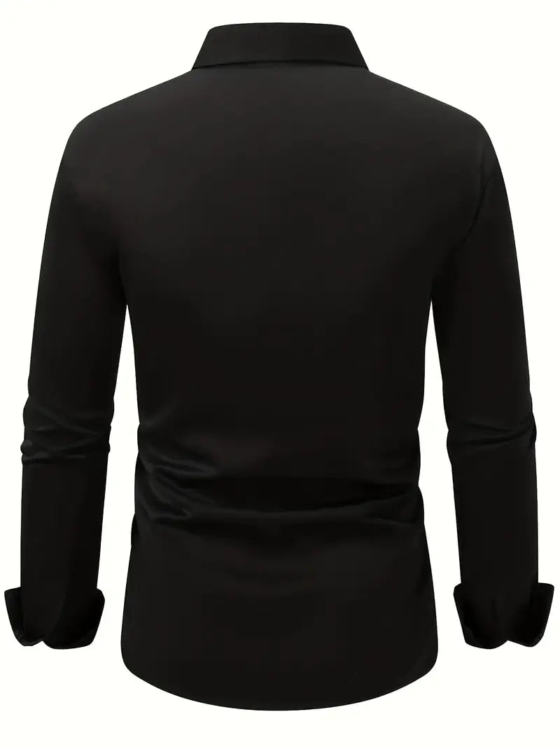 Bügelfreies Hemd | Knitterfrei | Slim Fit | Button-Up Hemd | Herrenhemden-HauteBerlin