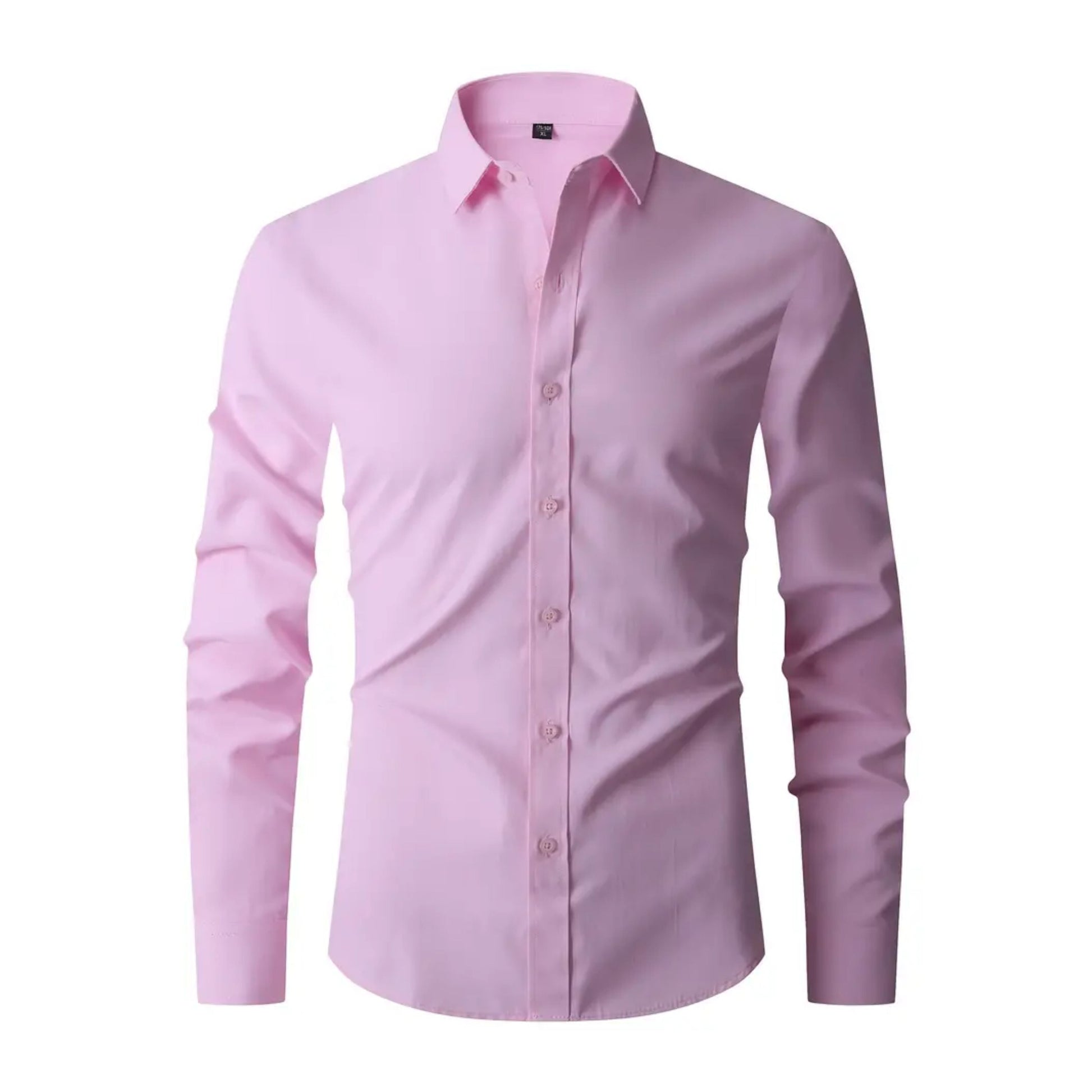 Bügelfreies Herrenhemd - Knitterfrei - Slim Fit - Hemd - Button-Up Hemd-HauteBerlin