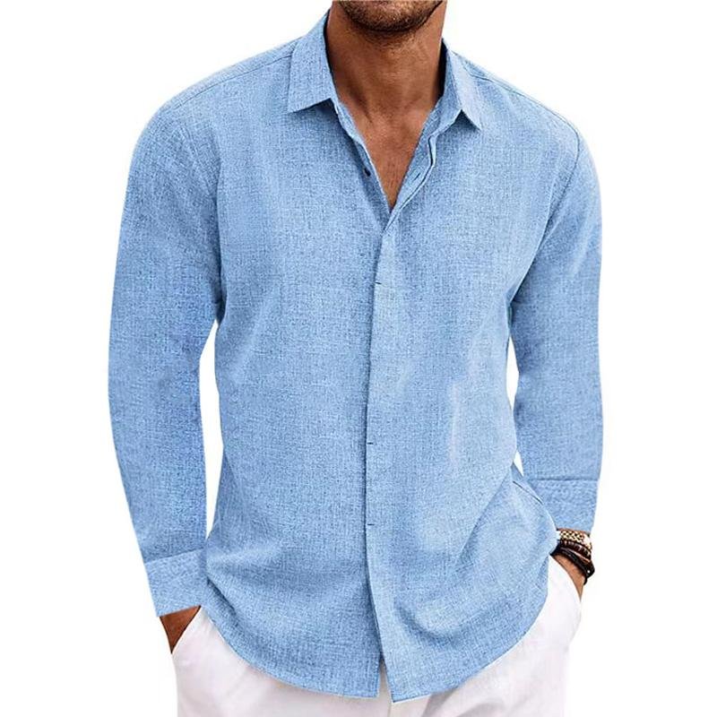 Button-Up Hemd - Langarm - Regular Fit - Hemd mit Kragen - Hemden für Männer-HauteBerlin