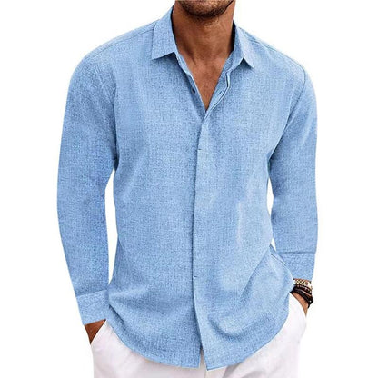Button-Up Hemd - Langarm - Regular Fit - Hemd mit Kragen - Hemden für Männer-HauteBerlin