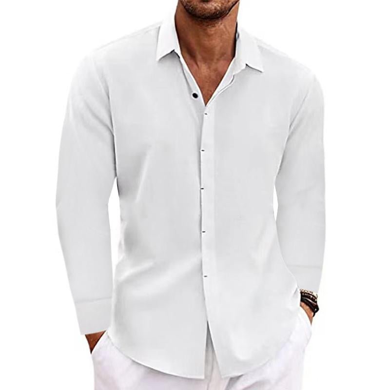 Button-Up Hemd - Langarm - Regular Fit - Hemd mit Kragen - Hemden für Männer-HauteBerlin