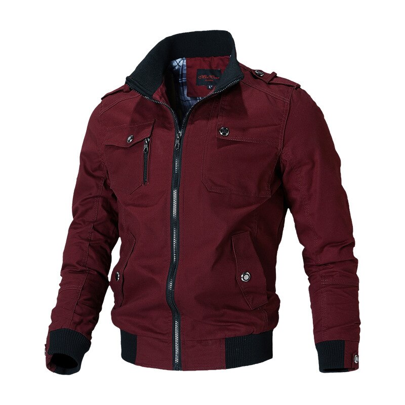 Cargo Jacke | Zip-Up | Taschen | Herren Winterjacke | Outdoor Jacke-HauteBerlin