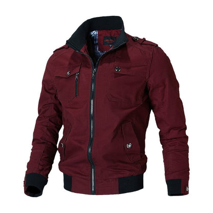 Cargo Jacke | Zip-Up | Taschen | Herren Winterjacke | Outdoor Jacke-HauteBerlin