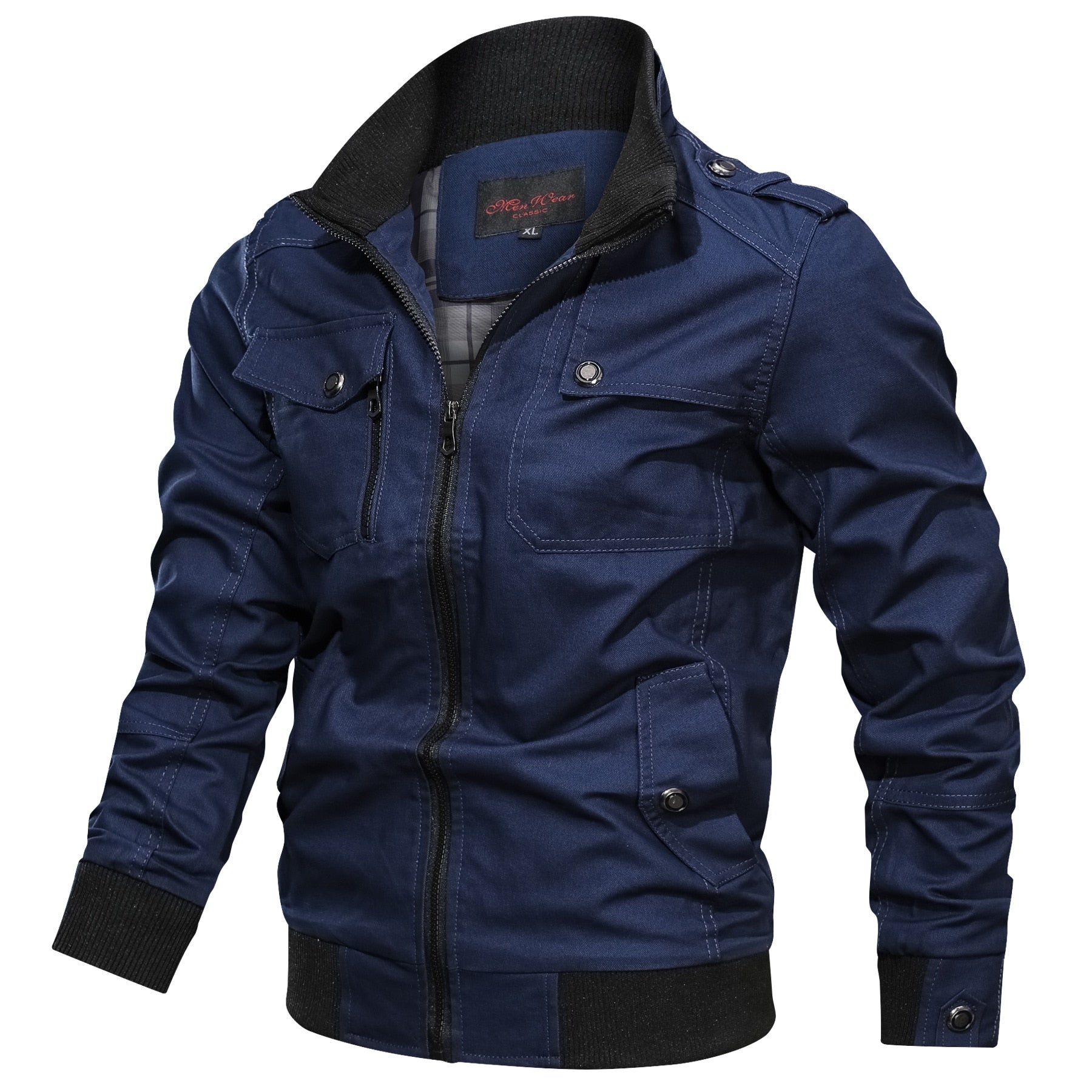 Cargo Jacket - Casual - Zip-Up - Übergangsjacke - Herrenjacke-HauteBerlin