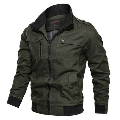 Cargo Jacket - Casual - Zip-Up - Übergangsjacke - Herrenjacke-HauteBerlin