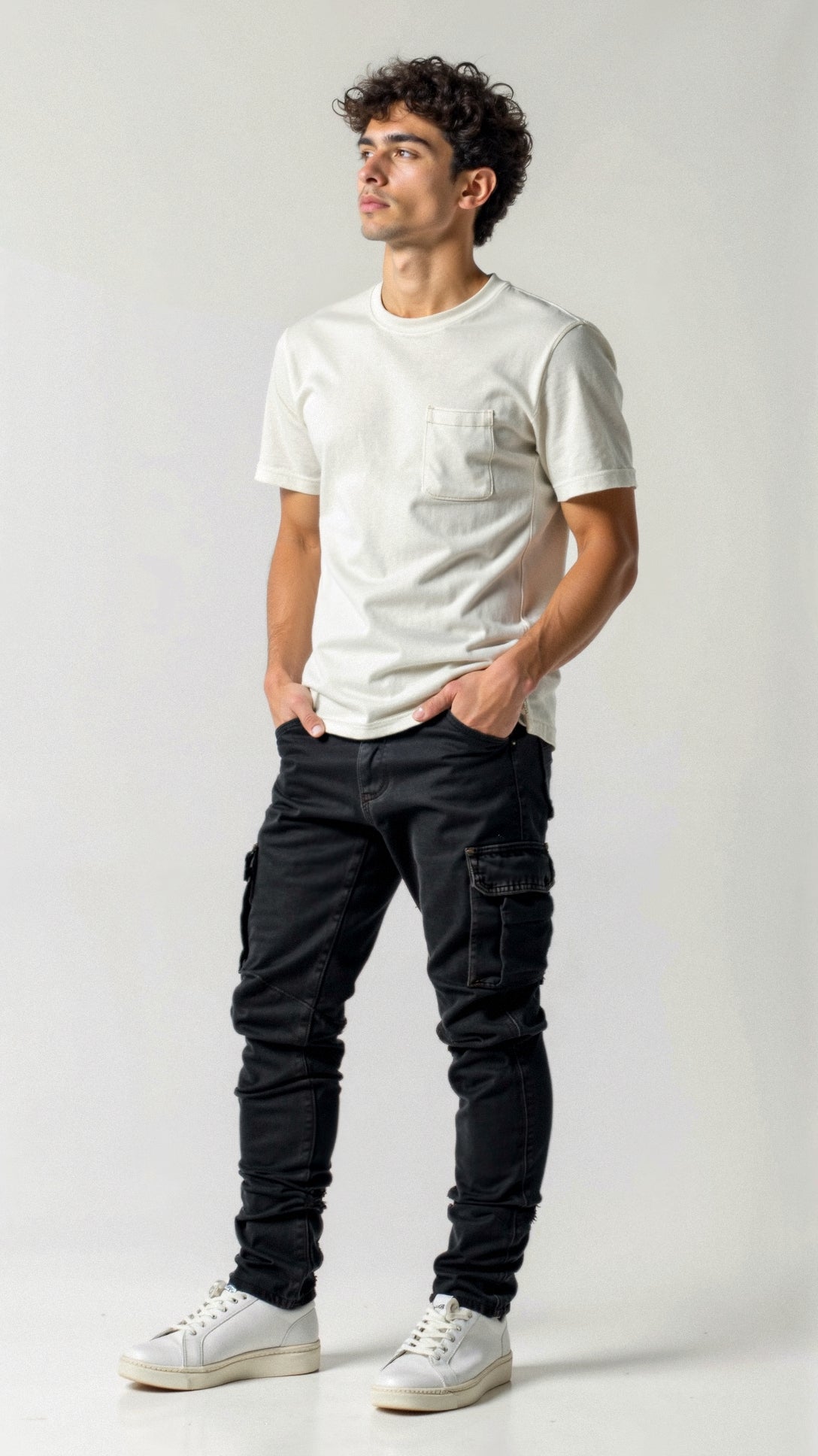 Cargo Jeans - Skinny - Stretch - Freizeitjeans - Herrenjeans-HauteBerlin