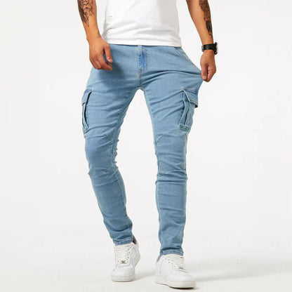 Cargo-Jeans – Stretch – Skinny – Cargohosen – Herrenhosen-HauteBerlin