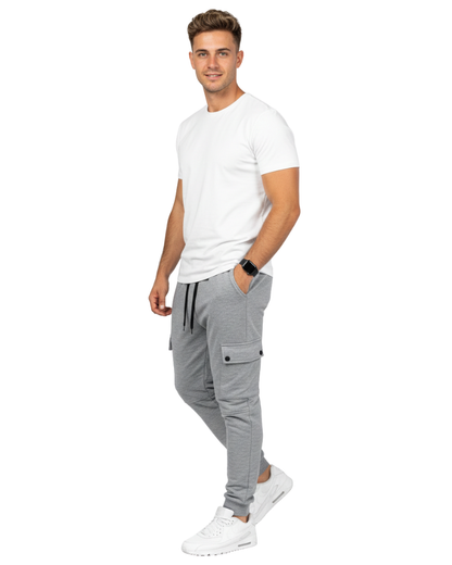 Cargo Jogger - Herren Jogginghose mit Kordelzug und schmaler Passform-HauteBerlin